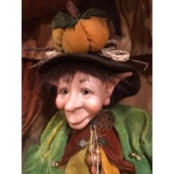 Elf pumpkin - glass eyes